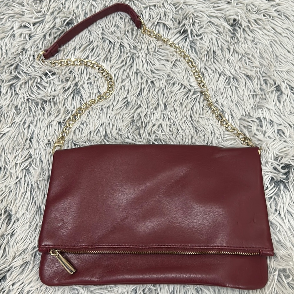 Express Foldover Bag or Clutch NWOT